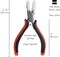 The Beadsmith Flat Nylon Jaw Pliers – Fine Tips – Ergonomic Handle with Double Leaf Springs – Jewelry Making Tool for Creating Bracelets, Earrings and Necklaces